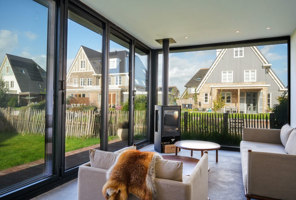 Project Weesp: tuinkamer met glazen vouwwand - Stantico